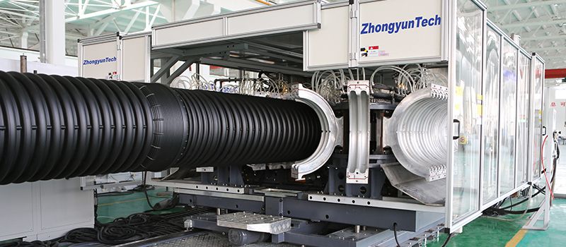 Máquina para Corrugar Tubos, ZC-1000H (Diá. Int. 100 - Diá. Ext. 1000mm)