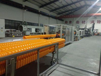 Línea de producción de tubos corrugados cuadrados
